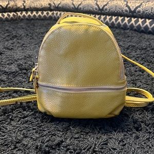 PRE_LOVED VERA PELLE GENUINE LEATHER BACKPACK PURSE MADE IN ITALY